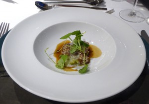 In Sesam gebratener Thunfisch
