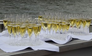 Austern und Sekt