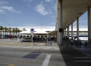Taxistand am Flughafen