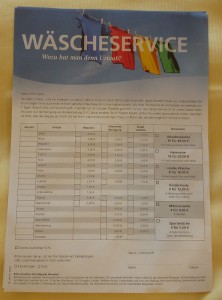 Wäschereiservice