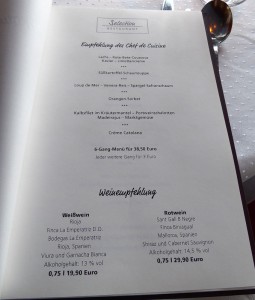 Selection Restaurant 6 Gänge Menü
