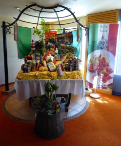 "Italien" Motto im Markt Restaurant