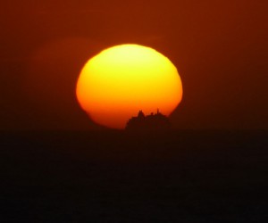 Ship on Fire