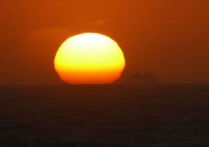 Ship on Fire
