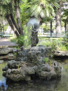 Brunnen im Park