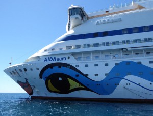Auge in Auge mit AIDAaura