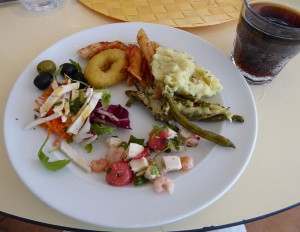 Mittagessen im Calypso Restaurant