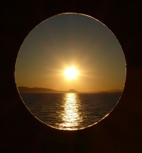 "Aussichten" Sonnenuntergang