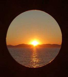 "Aussichten" Sonnenuntergang