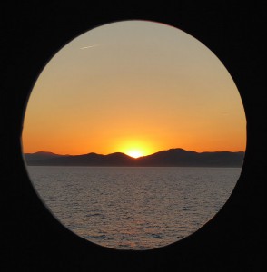 "Aussichten" Sonnenuntergang