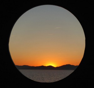 "Aussichten" Sonnenuntergang