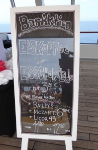 Baraktion Eiskaffee und Eisschokolade