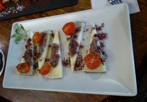 Manchego Käse mit Anchovis
