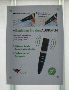 Audiopen - Angebot im Terminal
