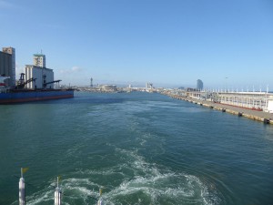 Ausfahrt von Barcelona