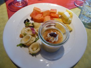 kleines Abendessen im Calypso Restaurant