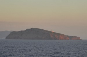 Insel mit Leuchtturm