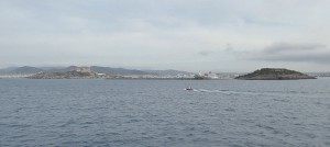 Blick auf den Hafen von Ibiza