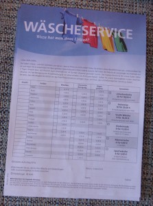 Wäschereipreise