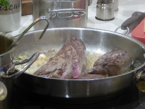 rückwärtsgegartes Rinderfilet