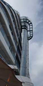 Skywalk am Panorama-Aufzug