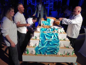 Tauftorte - links Andrea Schirmaier-Huber