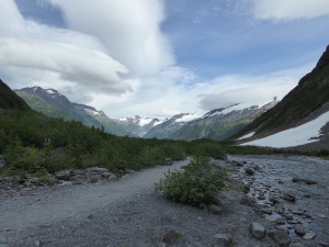 Blick zum Portage Glacier