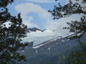 Blick zum Portage Glacier
