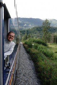 Ein Hallo aus dem Zug (Foto: Franz Neumeier)