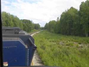 Blick auf die Lok