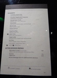 Speisekarte Rotterdam Restaurant