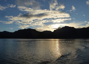 Abfahrt von Seward