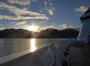 Abfahrt von Seward