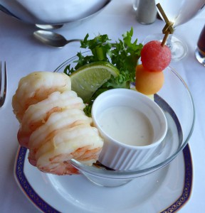 Orange Jumbo Shrimp Cocktail