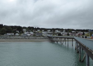 Haines vom Schiff aus