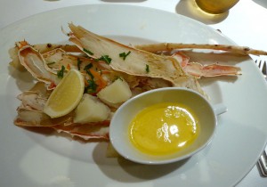 Steamed Alaska King Crab Legs