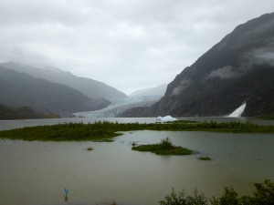 Blick zum Gletscher am Photo Trail