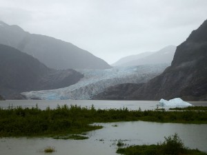 Blick zum Gletscher am Photo Trail