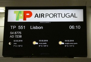 TP 551 München - Lissabon