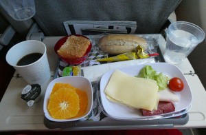Snack vor der Landung