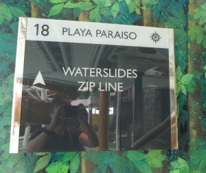 Einstieg zu den Rutschen und der Zip-Line