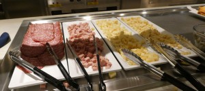 Mittagsauswahl im Biscayne Bay Buffet