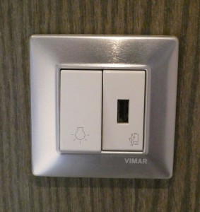 Lichtschalter mit USB Steckdose