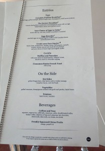 Frühstück im Yacht Club