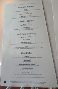 Frühstück im Yacht Club