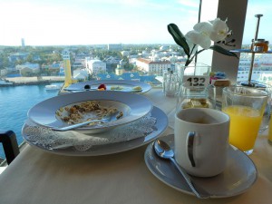 Frühstück mit Aussicht
