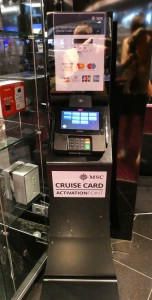 Automat für Kreditkarten