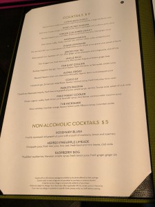 Cocktail-Karte