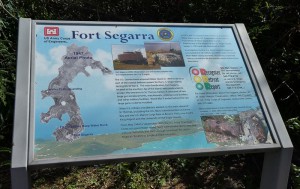 Fort Segarra Infotafel