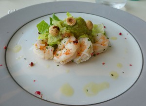 Shrimp Tails in Pink Peppercorn Marinade